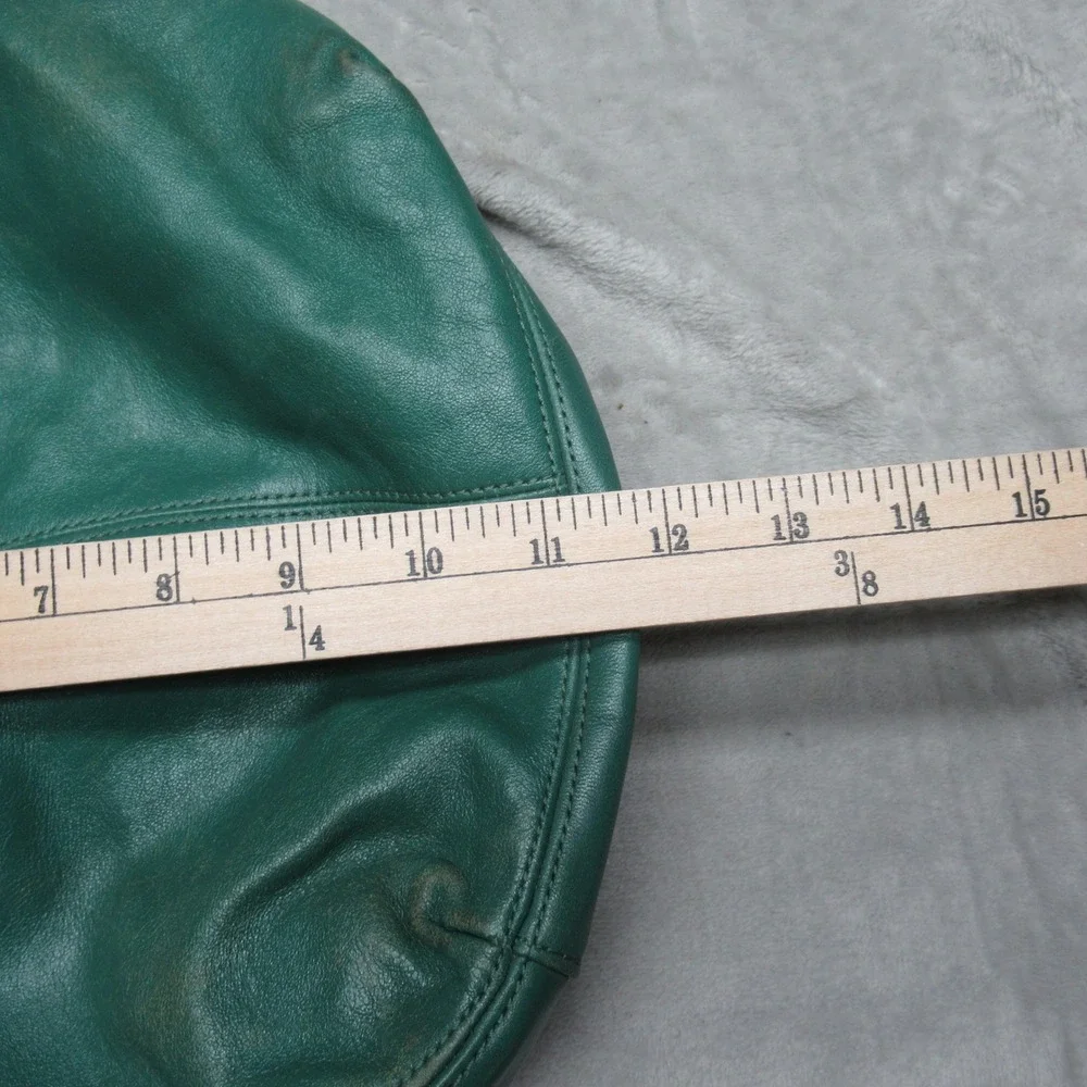 Coach Ashley Crossbody Bag Green Leather Detachable‎ Adjustable Strap Shoulder